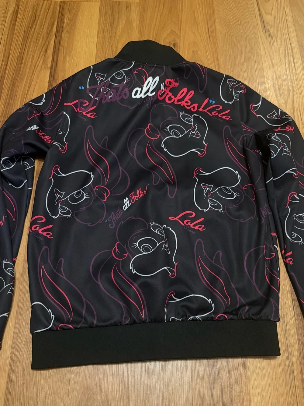 Warner Bros. Lola Bunny Black Jacket with Pink & White Accents
